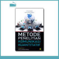 Image of Metode penelitian Komunikasi Kuantitatif