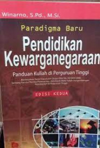 Image of Paradigma baru pendidikan kewarganegaraan : Panduan kuliah di perguruan tinggi