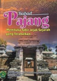 Image of Babad Pajang Membuka Tabir Jejak Sejarah yang Terabaikan
